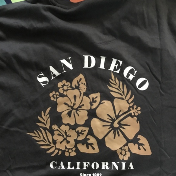 Tee shirt by demin and flowers - Picture 2 of 3